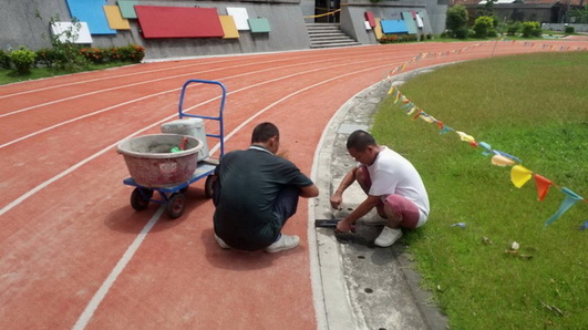 屏東琉球鄉PU跑道, 屏東琉球鄉PU跑道整修工程